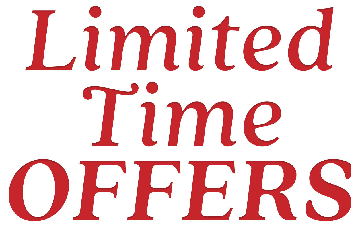 Limited Time Offers